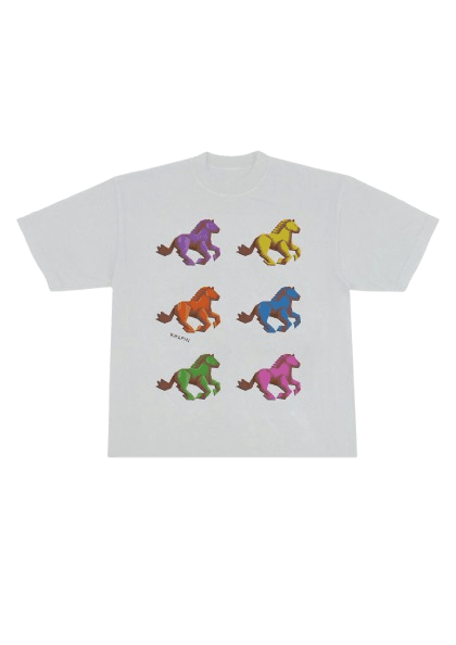 Airbrush Boxy T-shirt Horse